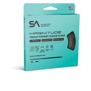 Scientific Anglers Magnitude Smooth Trout Expert Fly Line 10' Clear Float Tip in Sage Green